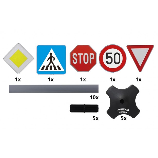 Jamara 460257 rocking/ride-on toy accessory Toy traffic signs set Jamara 460257 rocking/ride-on toy accessory Toy traffic signs set