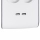 Belkin BSV804ca2M White 8 AC outlet(s) 2 m Belkin BSV804ca2M White 8 AC outlet(s) 2 m