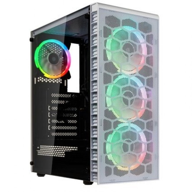 Kolink Observatory HF Mesh ARGB Midi-Tower - white Kolink Observatory HF Mesh ARGB Midi-Tower - white