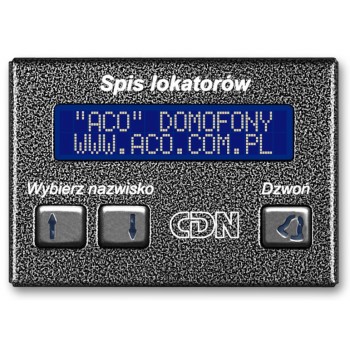 ACO CDN-230E GR Electronic Tenant Inventory graphite