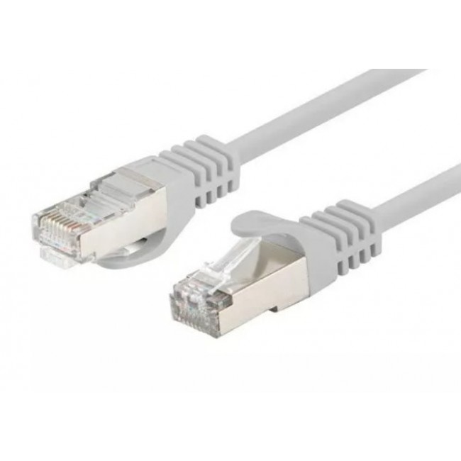 PATCHCORD CAT.6 FTP 2M GREY FLUKE PASSED LANBERG 10-PACK PATCHCORD CAT.6 FTP 2M GREY FLUKE PASSED LANBERG 10-PACK