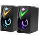PC Speakers 2.0 DEFENDER J4 2.0 6W LED USB black