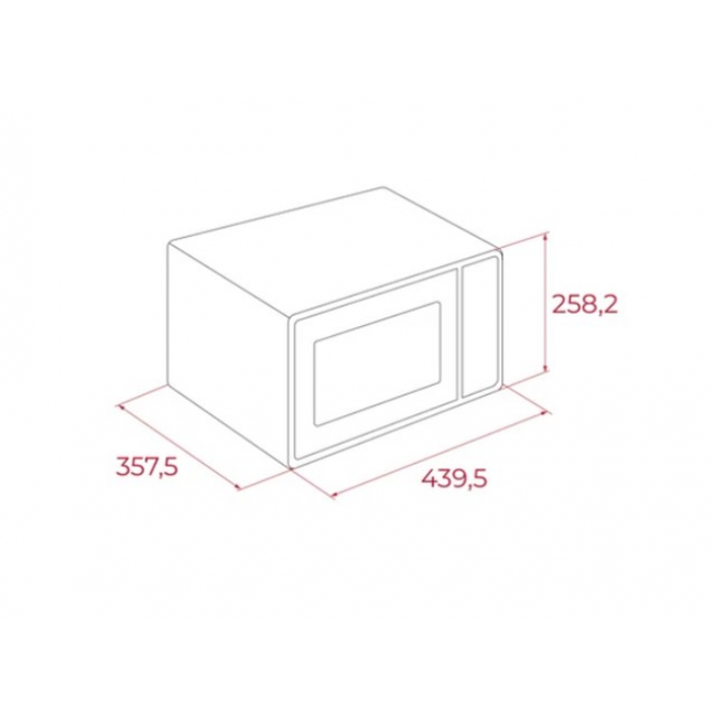 Teka MW FS20 WH Microwave 20 l 700 W Black, White Teka MW FS20 WH Microwave 20 l 700 W Black, White