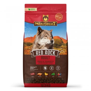 WOLFSBLUT Red Rock Kangaroo with sweet potatoes - dry dog food - 12,5kg