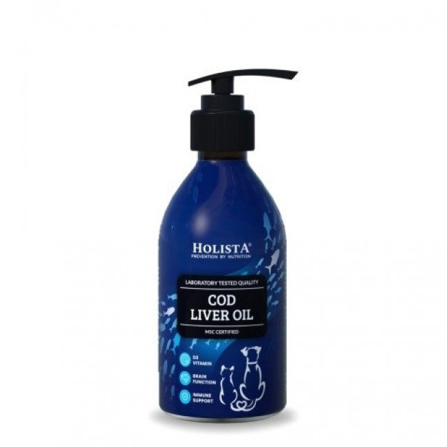HOLISTA Cod liver oil - supplements for dogs and cats - 250ml