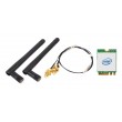 Shuttle WLN-M12 - Intel WLAN-AX210/Bluetooth Combo Kit with M.2 card, cables and external antennas for Slim PCs Shuttle WLN-M12 - Intel WLAN-AX210/Bluetooth Combo Kit with M.2 card, cables and external antennas for Slim PCs
