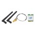 Shuttle WLN-M12 - Intel WLAN-AX210/Bluetooth Combo Kit with M.2 card, cables and external antennas for Slim PCs