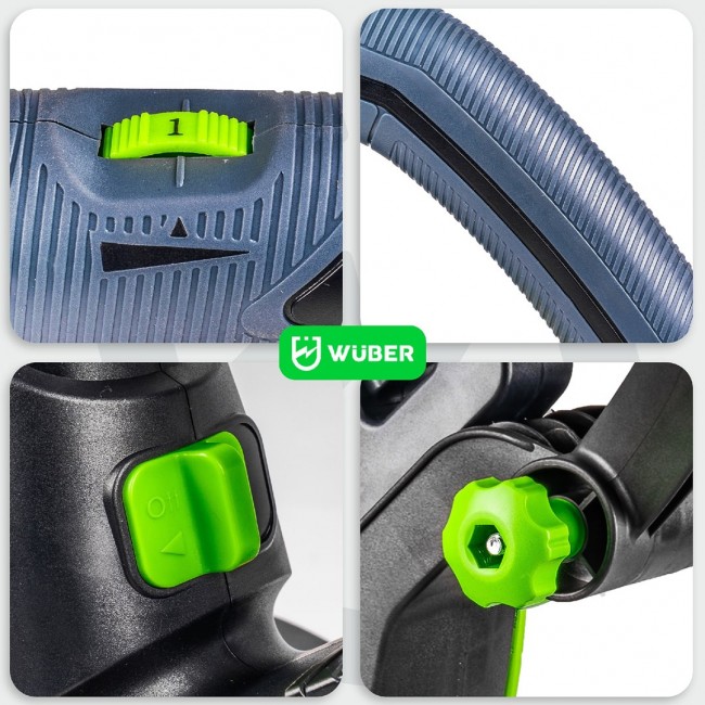 Electric leaf blower 3000 W with shredder 15:1 W43422 WUBER