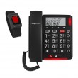 amplicomms BigTel 50 Alarm Plus Analog telephone Caller ID Dark Grey