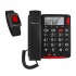 amplicomms BigTel 50 Alarm Plus Analog telephone Caller ID Dark Grey