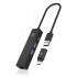 ICY BOX IB-HUB1439-LAN Wired USB 3.2 Gen 1 (3.1 Gen 1) Type-A Black