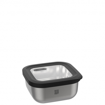 Square steel container 400 ml Gefu Provido G-12777