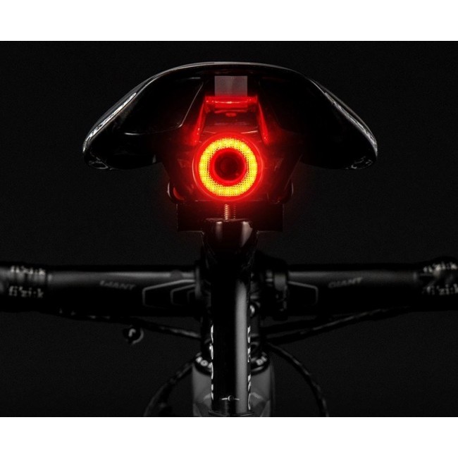 Rockbros Q5 black rear bicycle light with intelligent STOP system Rockbros Q5 black rear bicycle light with intelligent STOP system