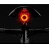 Rockbros Q5 black rear bicycle light with intelligent STOP system