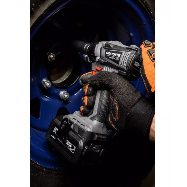 Graphite Energy+ 18V brushless impact wrench. Li-Ion. without battery Graphite Energy+ 18V brushless impact wrench. Li-Ion. without battery