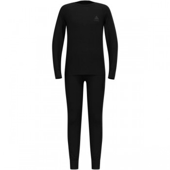 Odlo Set long MERINO 200 KIDS children's underwear set, size 116 cm, black