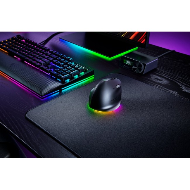 Razer Pro Click V2 Vertical mouse Universal Right-hand RF Wireless + Bluetooth + USB Type-C Optical 30000 DPI Razer Pro Click V2 Vertical mouse Universal Right-hand RF Wireless + Bluetooth + USB Type-C Optical 30000 DPI