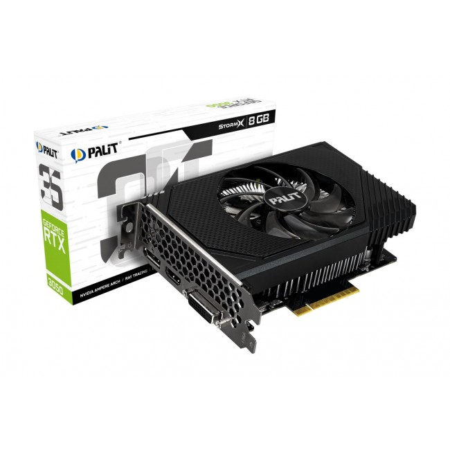 Palit GeForce RTX 3050 StormX NVIDIA 8 GB GDDR6 Palit GeForce RTX 3050 StormX NVIDIA 8 GB GDDR6