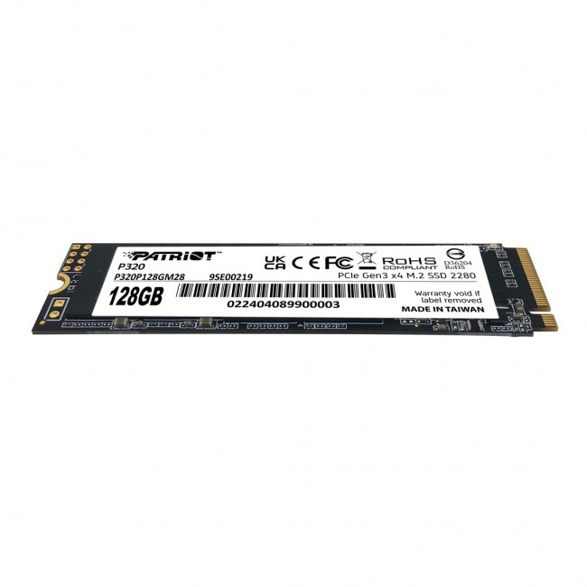 Patriot Memory P320 128 GB M.2 PCI Express 3.0 NVMe Patriot Memory P320 128 GB M.2 PCI Express 3.0 NVMe