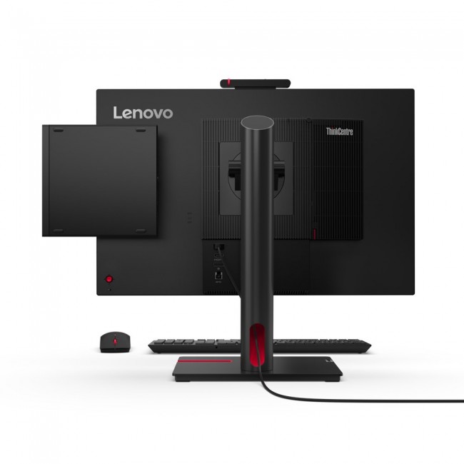 Lenovo ThinkCentre M70q Gen 5 Intel Core i3 i3-14100T 8 GB DDR5-SDRAM 256 GB SSD Windows 11 Pro Mini PC Black