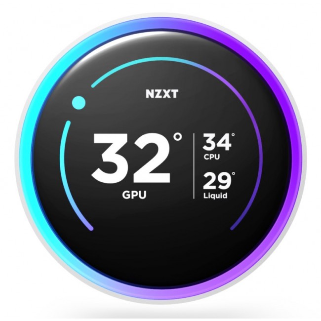 NZXT Kraken Elite 360 RGB Processor All-in-one liquid cooler 12 cm White 1 pc(s)