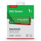 Western Digital Green WD SN3000 NVMe SSD POWERED BY SANDISK 1 TB