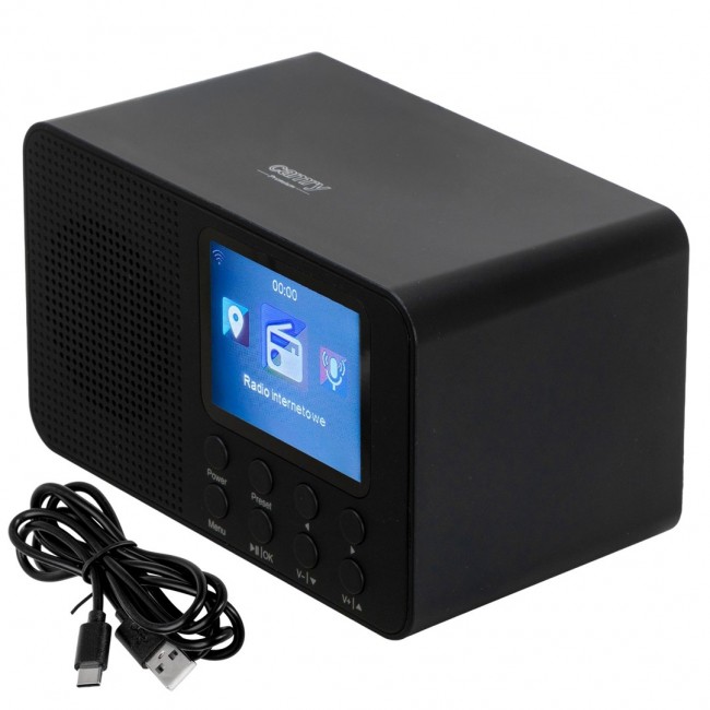 Camry CR 1918 Internet Radio, 2.4 Black