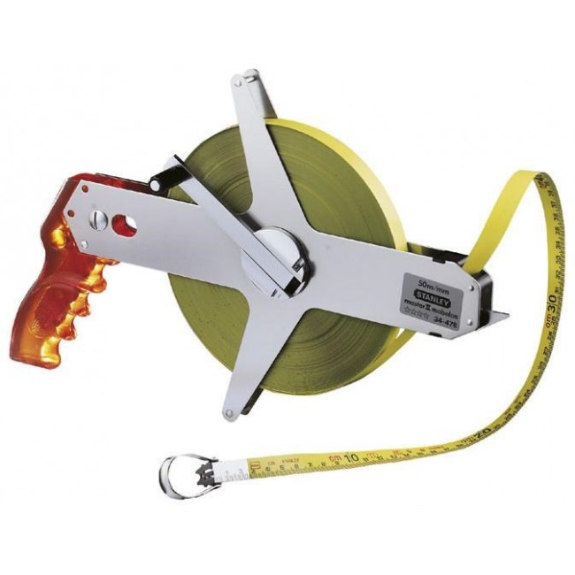 Stanley 1-34-477 tape measure 30 m Brass Metallic