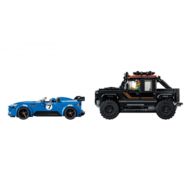 LEGO SPEED CHAMPIONS 77264 Jaguar F-TYPE Project 7 & Land Rover Defender Classic