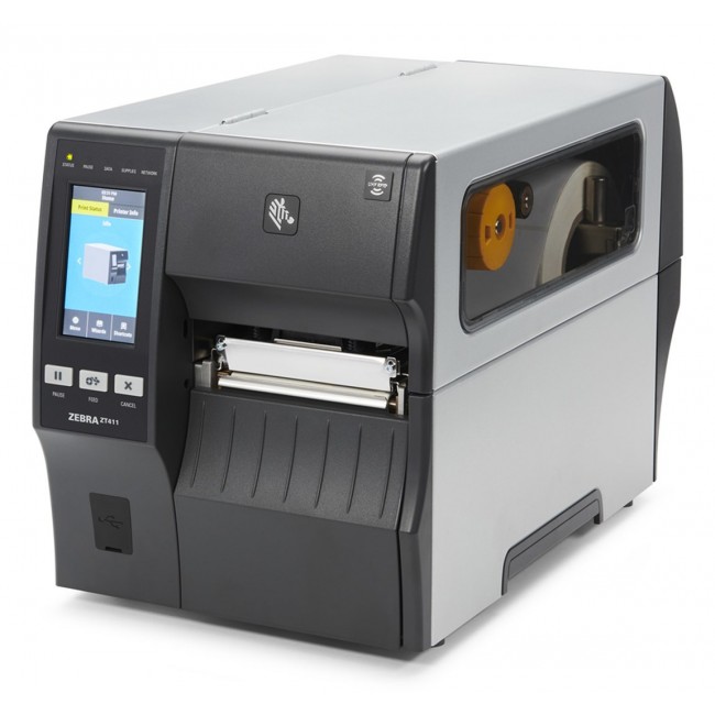 ZT411/Thermal Transfer/203dpi/USB/USB Host/RS232/Ethernet/Bluetooth 4.1/MFi Label Printer