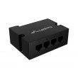 LANBERG DIN-FE4-AT-30W SWITCH 1XIN 3X OUT 100MB POE EXTENDER FAST ETHERNET DIN RAIL AT 30W