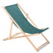 Classic beech deckchair GreenBlue GB183M Melange turquoise