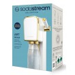 SodaStream Soda Maker ART White-Gold with PET Bottle 1L