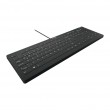 Contour Design Active Key Contour QuickClean Medical Keyboard Removable Cover Full-Size Wired Black DE C8112