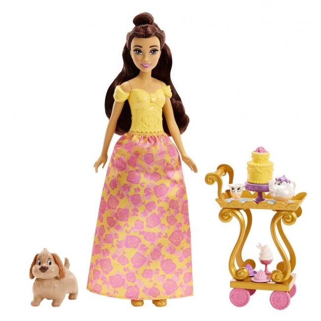 Mattel Disney Princess Belle's Tea Time Cart