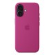 Apple iPhone 16 Silicone Case with MagSafe - Fuchsia