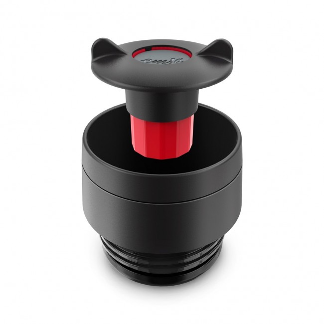 EMSA Travel Mug Classic N2020400 travel mug 360 ml Black, Red, Stainless steel Stainless steel