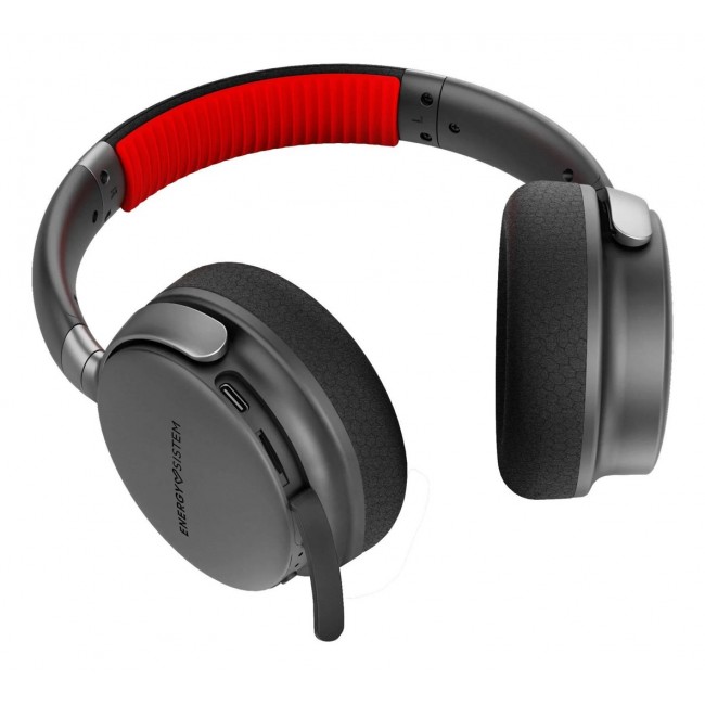 Energy Sistem Power Sport Headset Wired & Wireless Head-band Sports USB Type-C Bluetooth Black, Red
