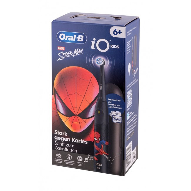 Oral-B iO Kids Spiderman Child Rotating toothbrush Black Oral-B iO Kids Spiderman Child Rotating toothbrush Black