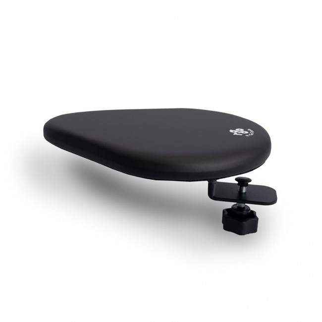 R-Go Tools Armrest R-Go split, ergonomic armrest in two parts, adjustable, symmetrical, with softfoam, black