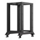 OPEN RACK 18U 600X800 BLACK LANBERG