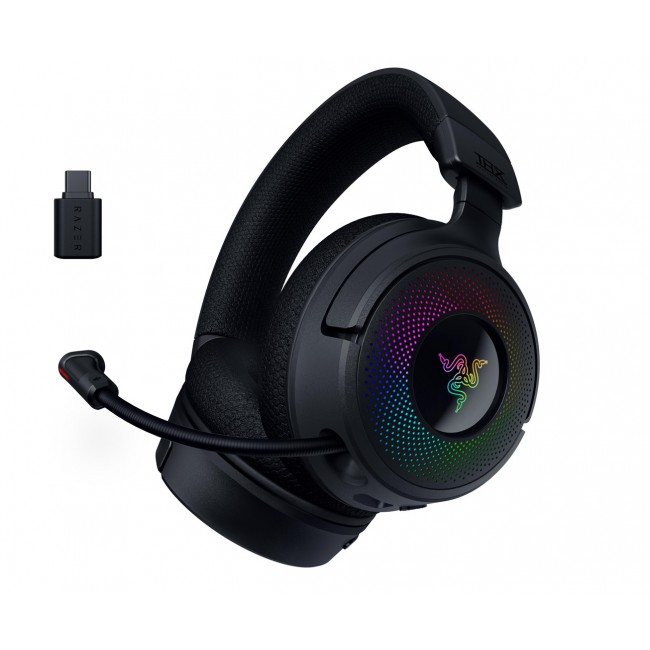 Razer Kraken V4 Headset Wireless Head-band Gaming USB Type-A Bluetooth Black