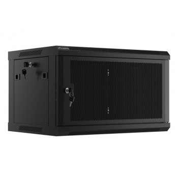 Lanberg WF01-6406-23B rack cabinet 6U Wall mounted rack Black