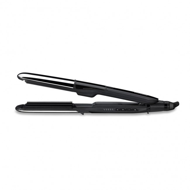 BaByliss Steam Mist Styler Straightening iron Black, Silver 67 W 98.4