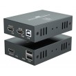 LevelOne HVE-8111 AV extender AV transmitter & receiver Black