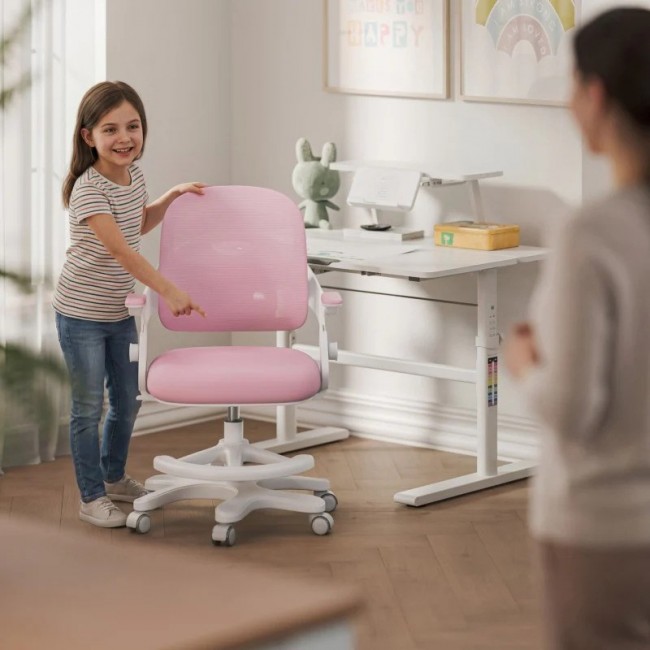 Junior 4.3 Pink swivel chair