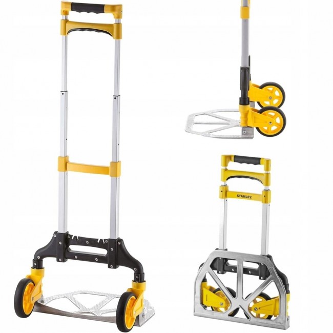 Stanley aluminium folding trolley up to 70 kg Yellow Stanley aluminium folding trolley up to 70 kg Yellow
