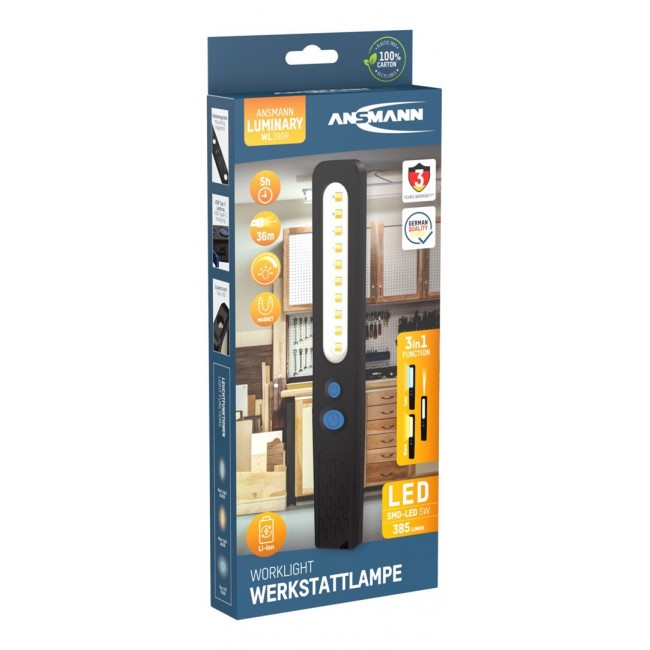 Ansmann WL390R inspection lamp Cool white, Warm white LED Ansmann WL390R inspection lamp Cool white, Warm white LED