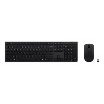 Lenovo 4X31K03968 keyboard Mouse included Office RF Wireless + Bluetooth US English Grey