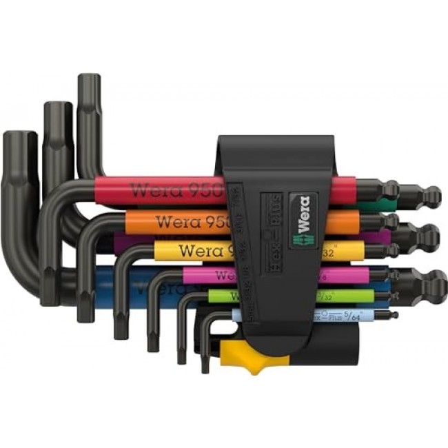 Hex key set 950/9 Hex-Plus multicolour 9 pieces Hex key set 950/9 Hex-Plus multicolour 9 pieces